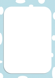 马卡龙浅蓝斑点背景边框