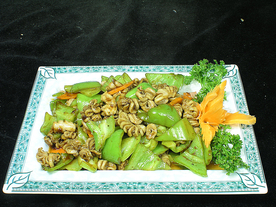 家常菜豉椒脆肠