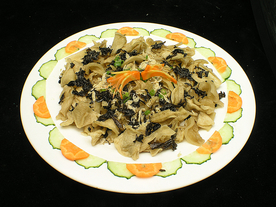 家常菜榄菜虾皮蒸冬瓜