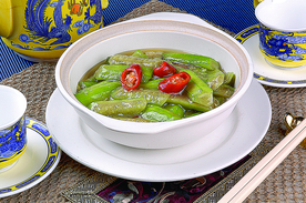 家常菜小炒丝瓜