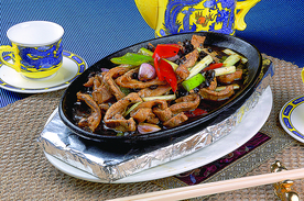 家常菜阳江豆豉板筋