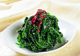 豫菜芝麻菠菜／