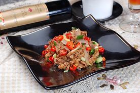 川菜湘菜湘菜香炒腊猪舌