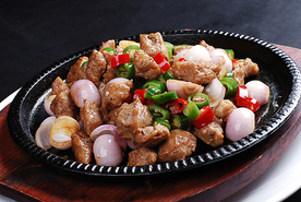 川菜湘菜黑椒格格肉