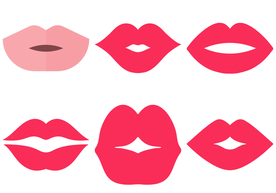 卡通嘴唇