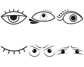 卡通眼睛