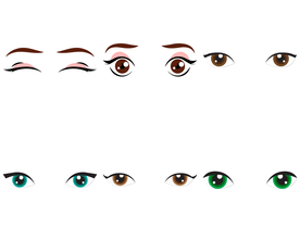 卡通眼睛