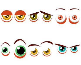 卡通眼睛