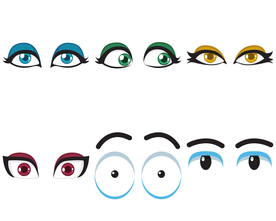 卡通眼睛