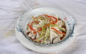 鲁菜山东菜白灼鳄鱼肚
