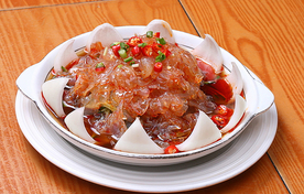 鲁菜山东菜美极海蜇头