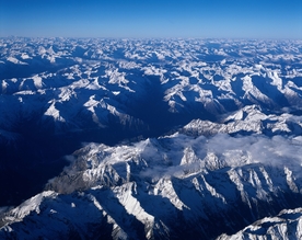 美丽的雪山雪景摄影