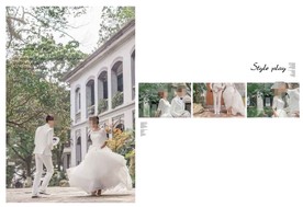 韩国风影楼婚相册模板之游园梦中