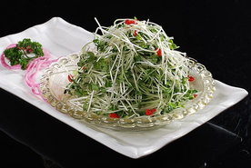 淮扬菜枸杞萝卜苗