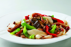 特色菜烧三菌