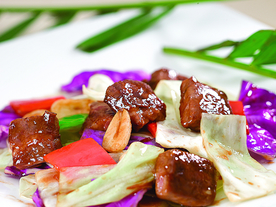 浙菜包心菜炒肋眼粒