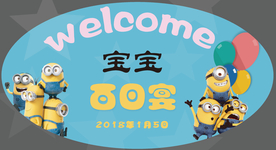 生日宴背景板
