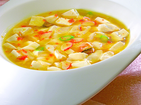 浙菜蟹皇乌鱼蛋滑豆腐