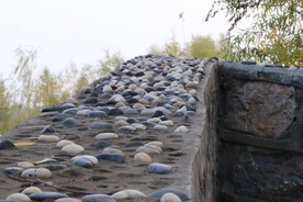 鹅卵石护堤