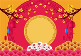 喜庆红色背景图