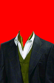 西装证件照模板