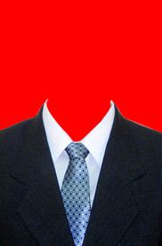 西装证件照模板