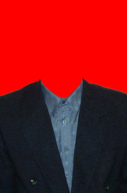 西装证件照模板