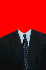 西装证件照模板