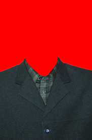 西装证件照模板