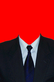 西装证件照模板