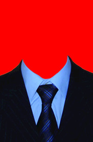 西装证件照模板