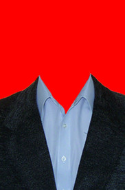 男士西装证件照