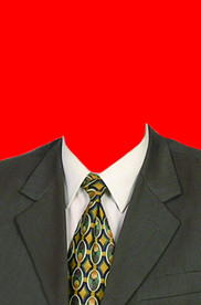 男士西装证件照