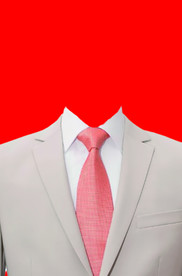 男士西装证件照