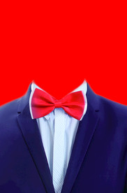 男士西装证件照