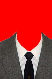 男士西装证件照