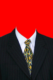 男士西装证件照