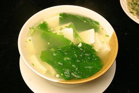 小白菜豆腐羹