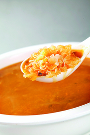 金瓜绿豆银耳粥