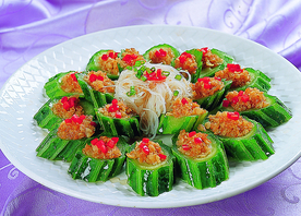 蒜茸粉丝蒸胜瓜