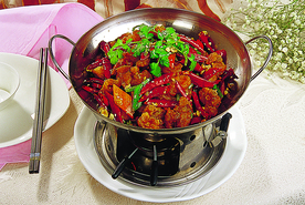 干锅飘香鸡