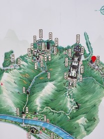 太山龙泉寺导览图