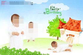 时尚多彩梦幻幼儿少年相册模板