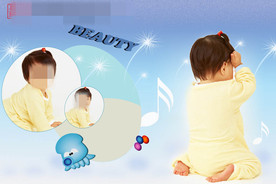 时尚多彩梦幻幼儿少年相册模板