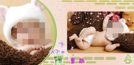 韩流宝贝幼儿少儿纪念相册模板