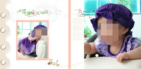 韩流宝贝幼儿少儿纪念相册模板