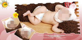 韩流宝贝幼儿少儿纪念相册模板