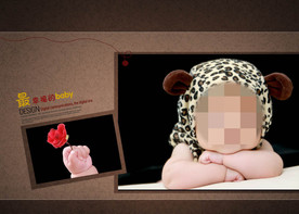 韩流宝贝幼儿少儿纪念相册模板