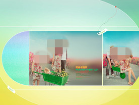 韩流宝贝幼儿少儿纪念相册模板