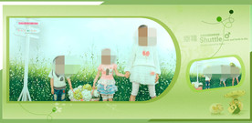 韩流宝贝幼儿少儿纪念相册模板